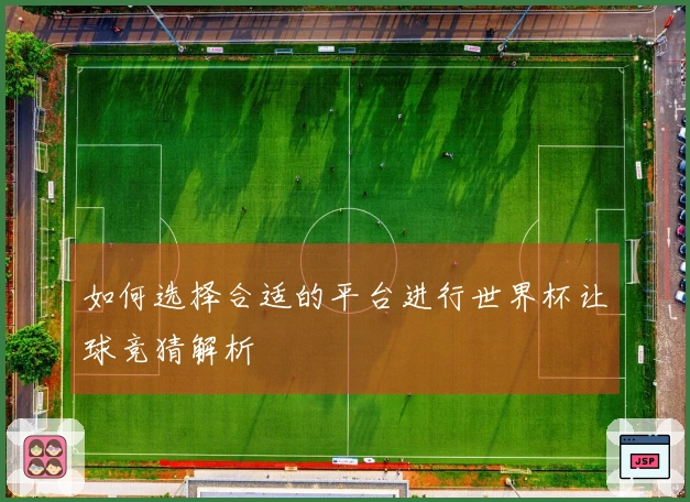 如何选择合适的平台进行世界杯让球竞猜解析